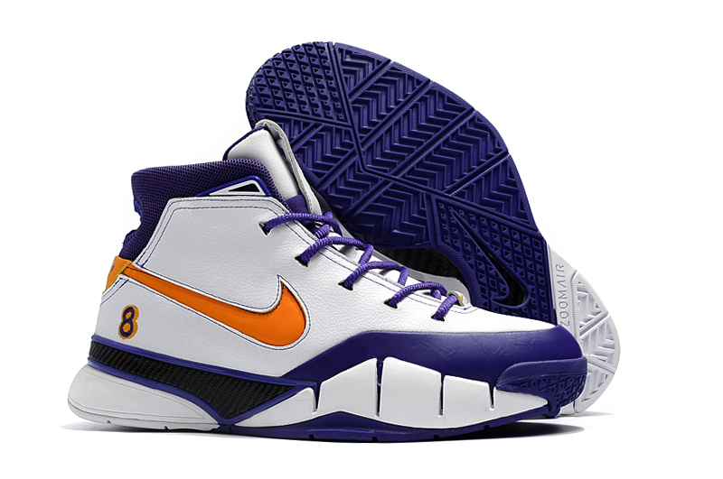 Nike Kobe 1 Protro ZK1 White Blue Yellow Shoes